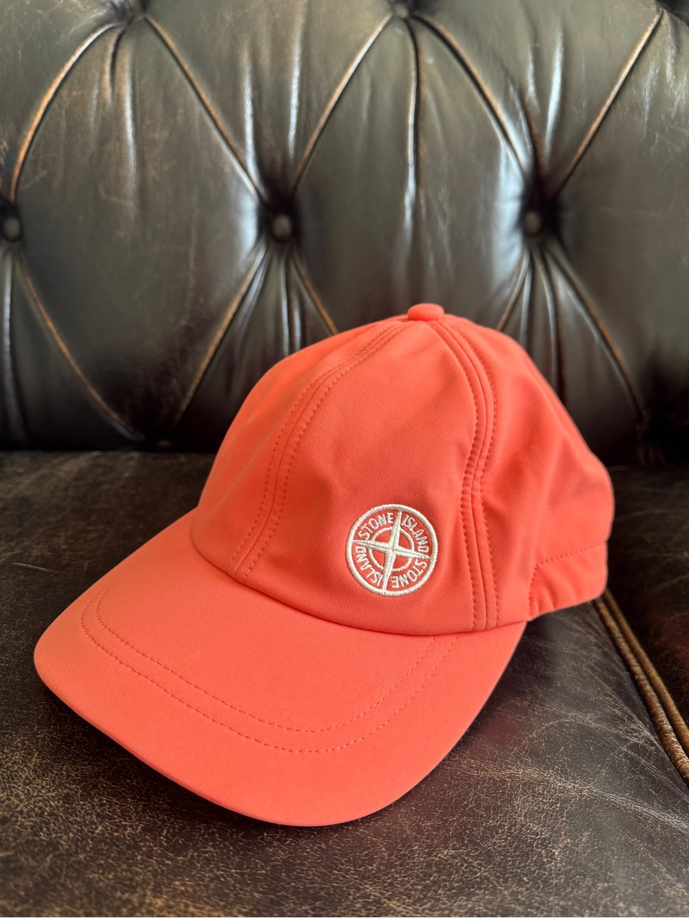Men’s Stone Island Soft Shell Hat With R E.DYE Technology Sport Mesh Cap NEW